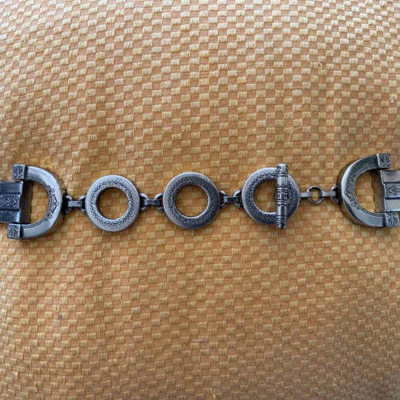 BRIGHTON 1996 leather adjustable belt/20609/M main image 2